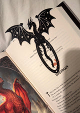 Dragon Bookmark | Fourth Wing Inspired Bookish Bookmark | 3D Printed Dragon