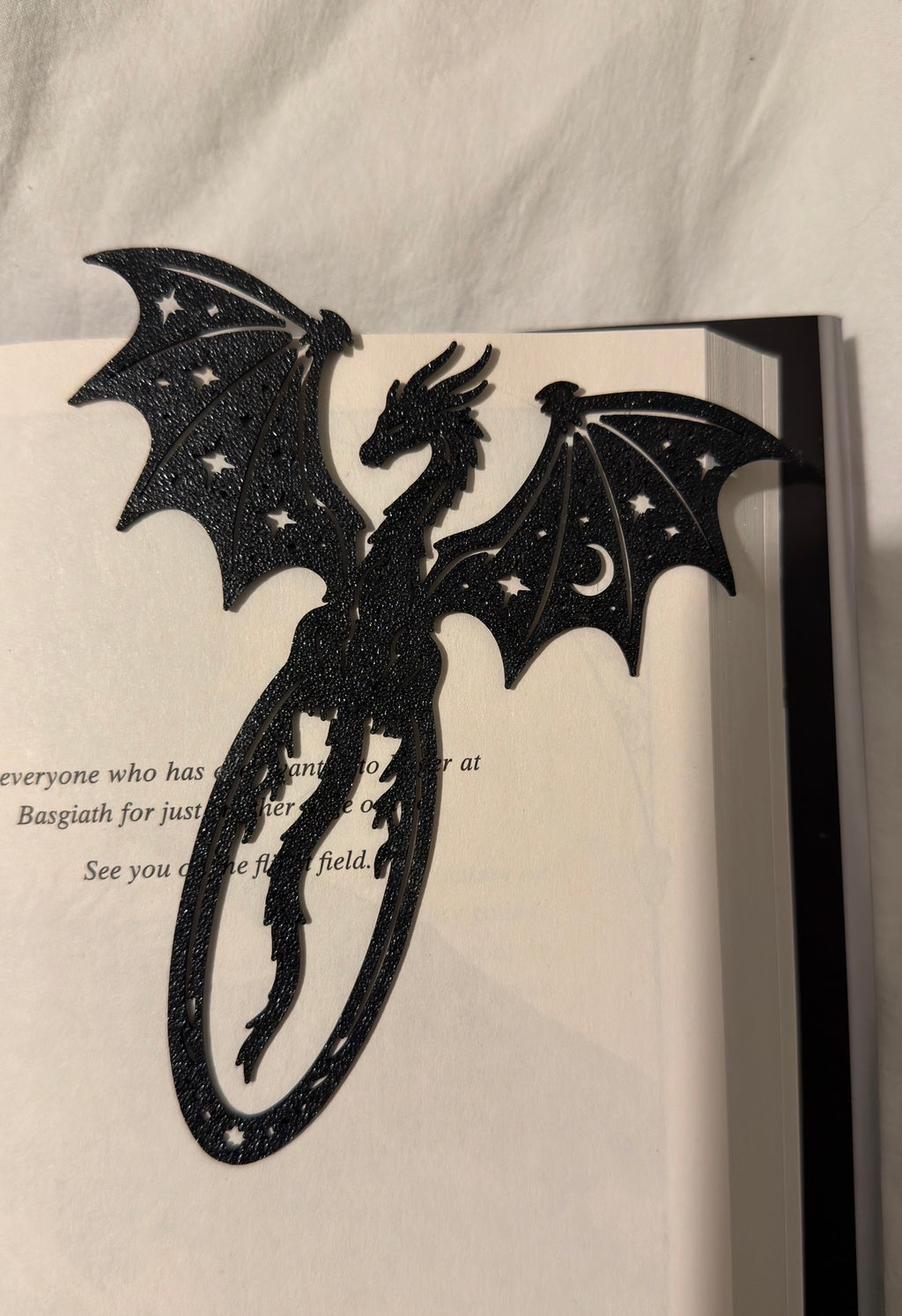 Dragon Bookmark | Fourth Wing Inspired Bookish Bookmark | 3D Printed Dragon