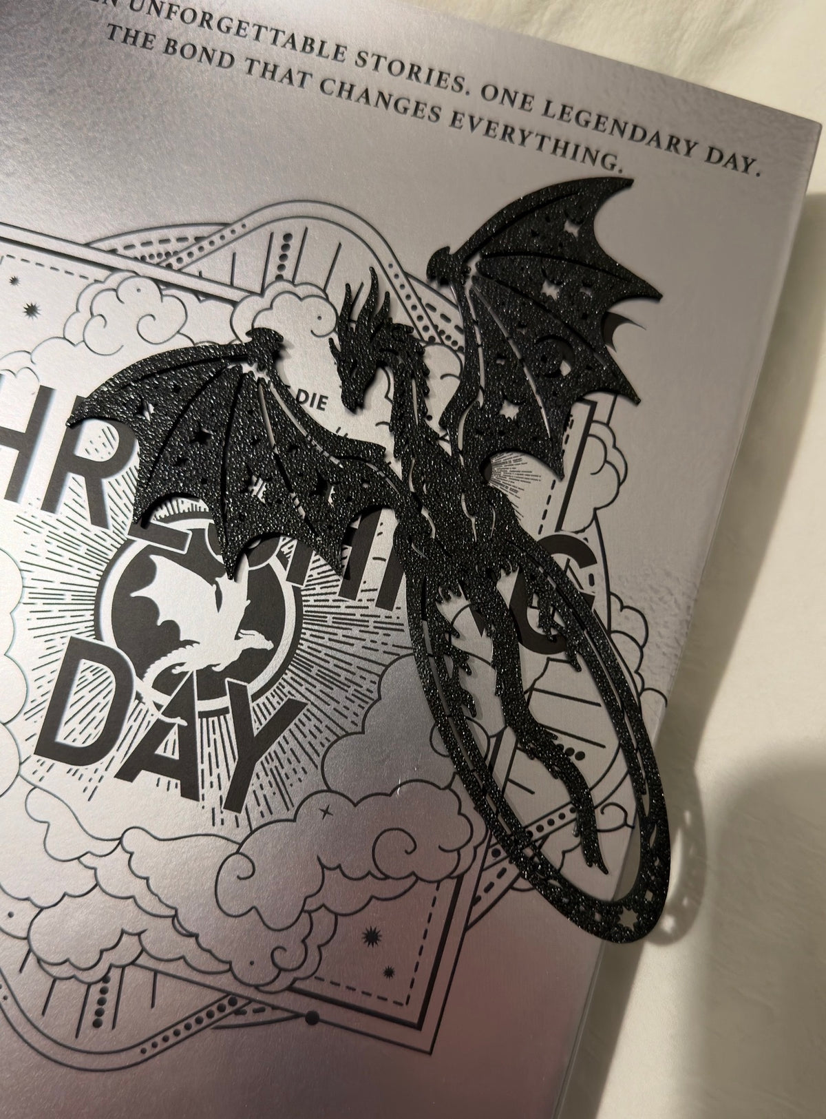Dragon Bookmark | Fourth Wing Inspired Bookish Bookmark | 3D Printed Dragon