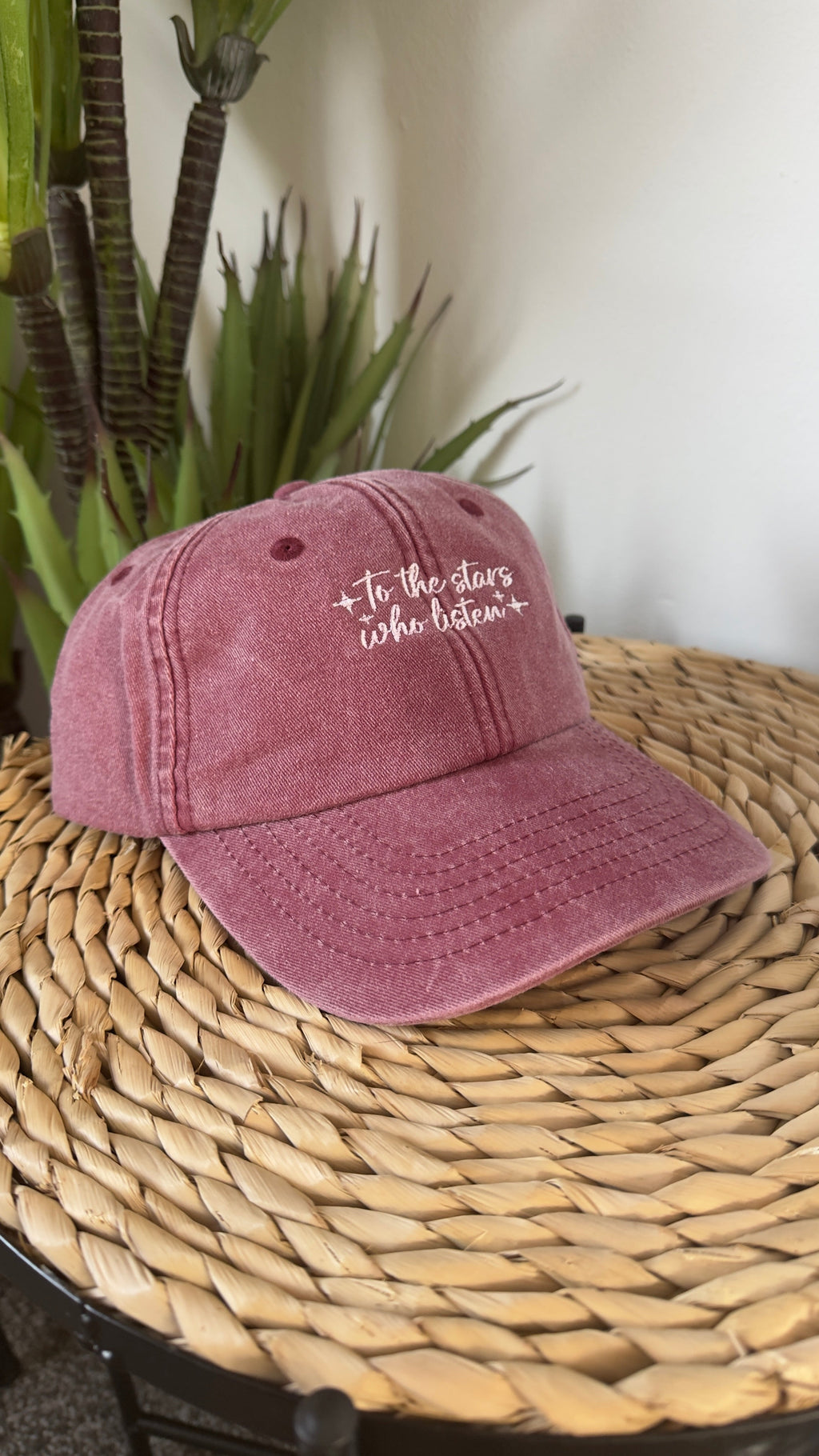 To the stars who listen Embroidered Cap