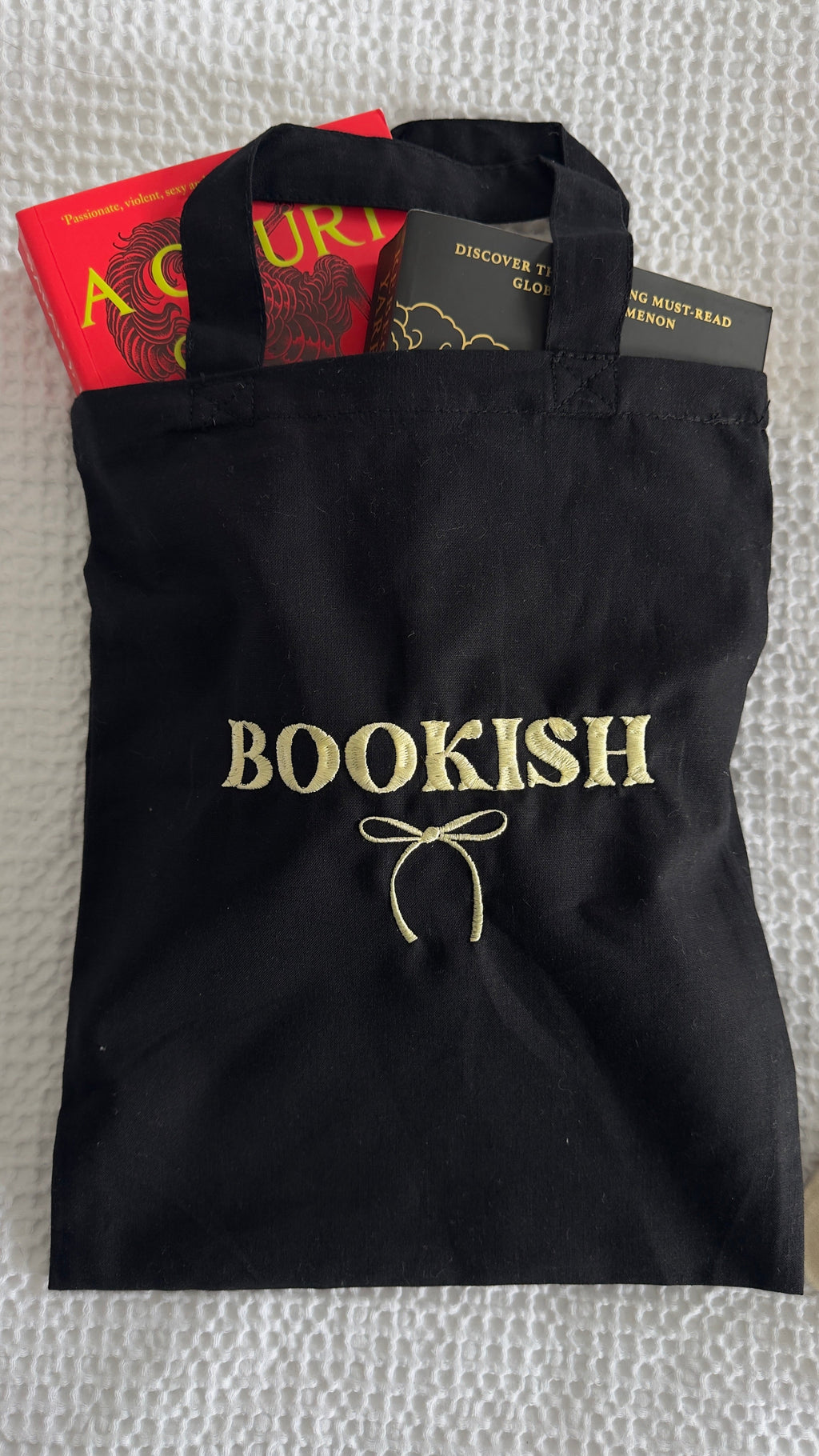 Mini Book Tote Bag
