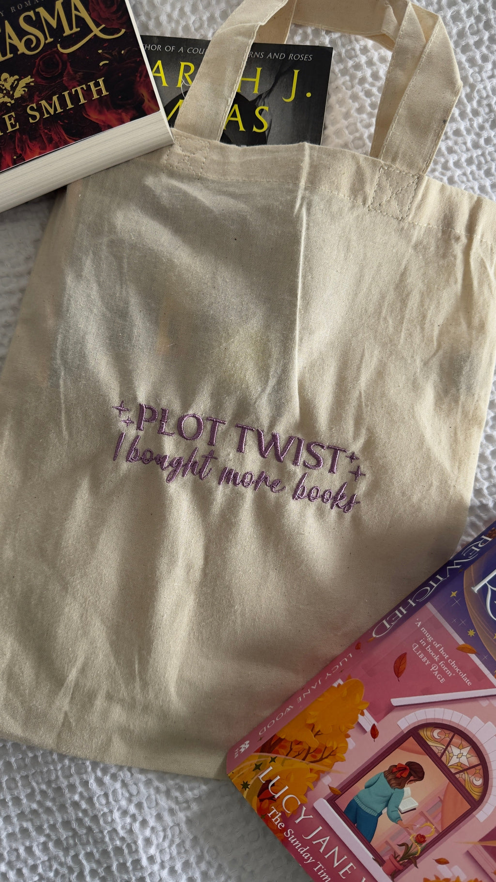 Mini Book Tote Bag