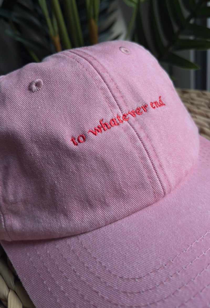 to whatever end Embroidered Cap
