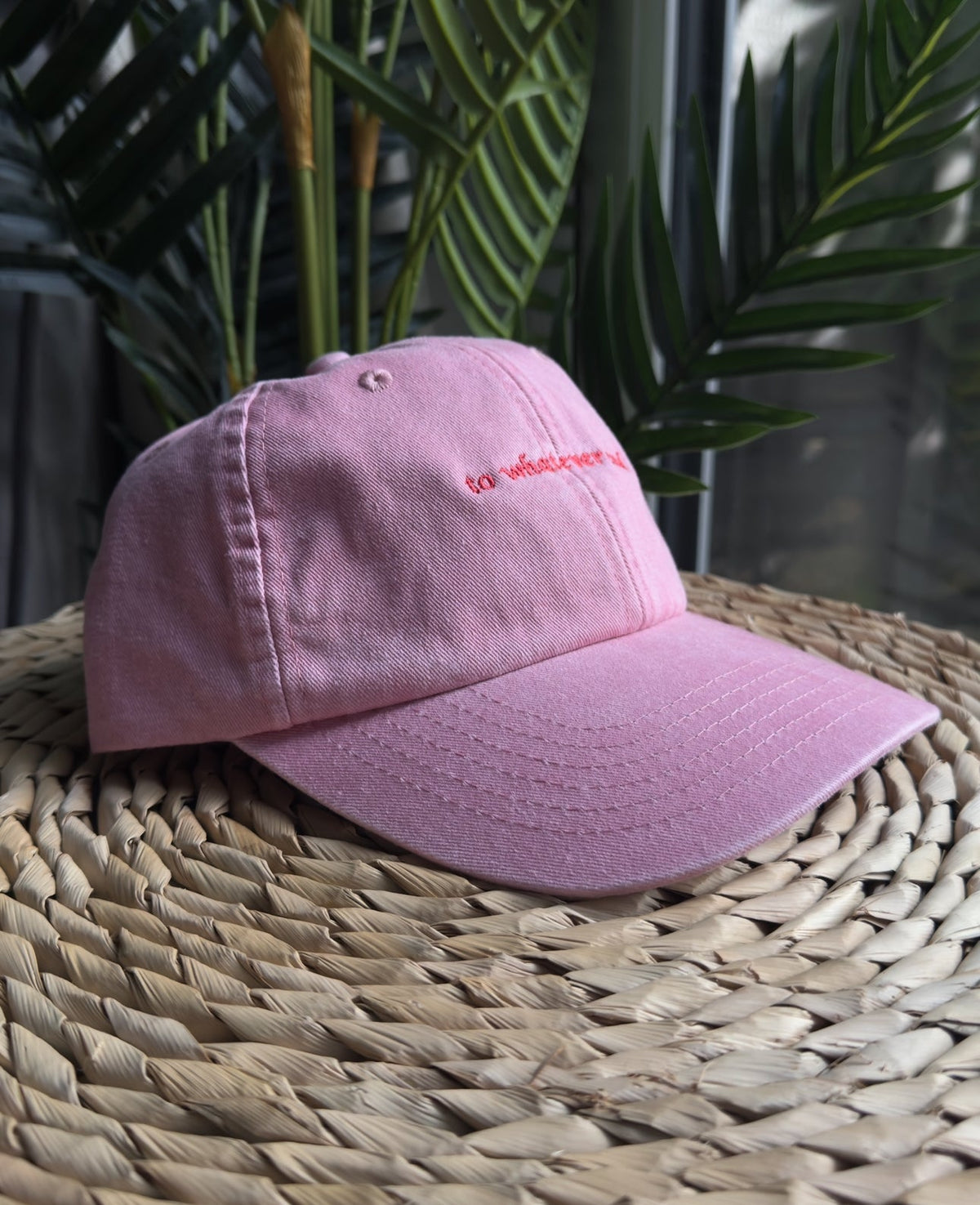 to whatever end Embroidered Cap
